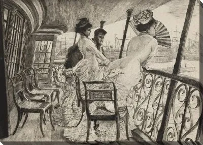 Галерея Х. М. С. Калькутта (сувенир из бала на корабле)