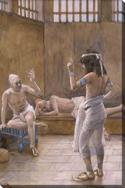 Картина Иосиф истолковывает сны в тюрьме