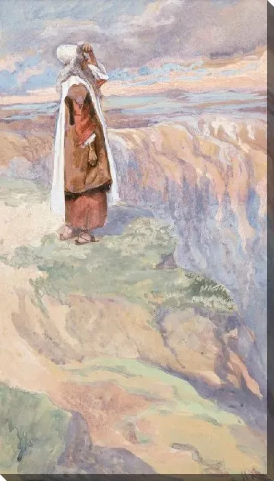 Картина Моисей видит землю обетованную издалека