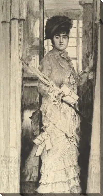 Картина Портрет Мисс л...или дверь должна быть либо открыта, либо закрыта