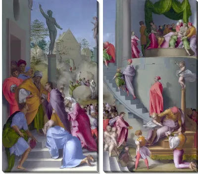 Иосиф с Иаковом на пути в Египет