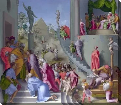 Картина Иосиф с Иаковом на пути в Египет