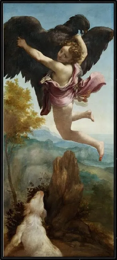 Картина Похищение Ганимеда 