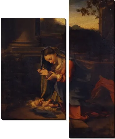 Картина Мадонна обожает Младенца 