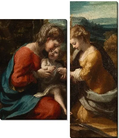 Картина Мистический Брак Святой Екатерины 