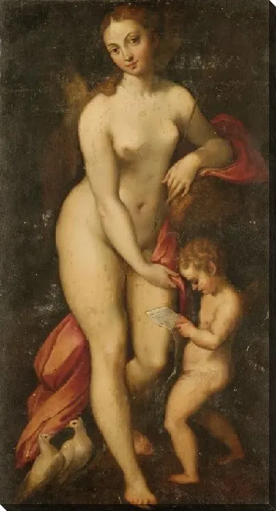 Картина Венера и Амур 