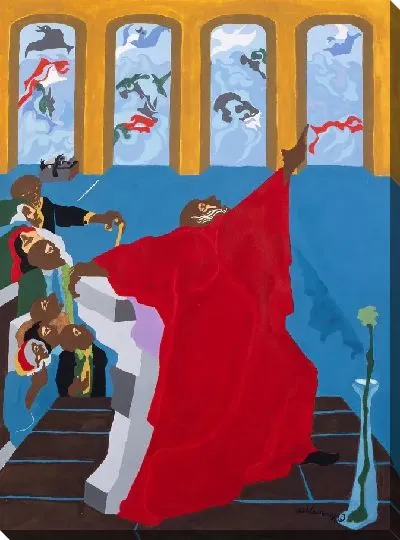 Картина Проповедь V: И Бог сотворил всех птиц воздуха и рыб морей 