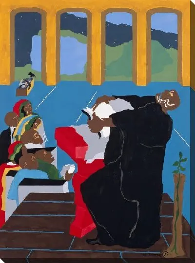 Картина Проповедь IV: и Бог сотворил день и ночь, и Бог сотворил и положил звезды на небо 