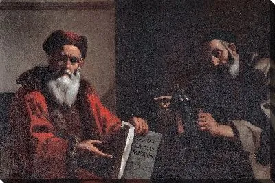 Картина Диоген и Платон 