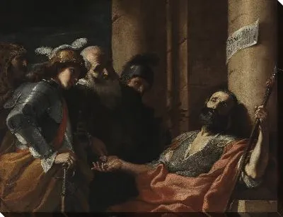 Велисарий получает милостыню 