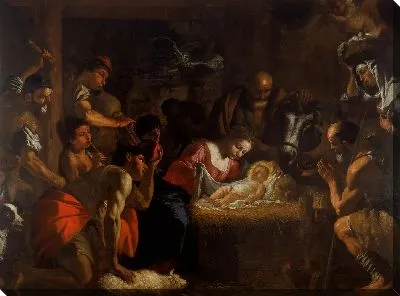 Картина Поклонение пастухов 