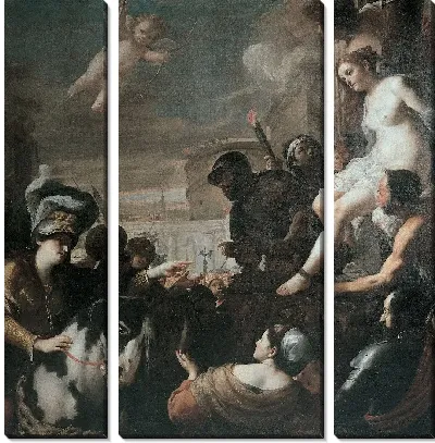 Клоринда спасает Олиндо и Софронию 