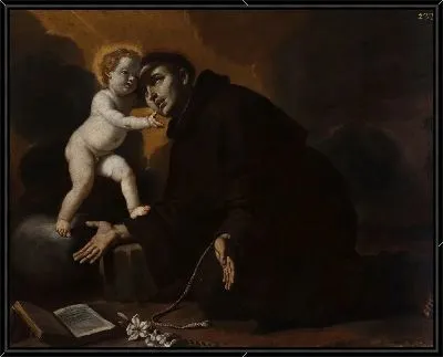 Святой Антоний Падуанский с ребенком 