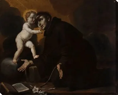 Картина Святой Антоний Падуанский с ребенком 