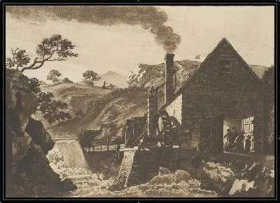 Картина Железная кузница между Должелли и Бармутом 