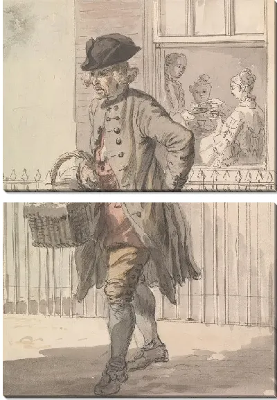 Картина Лондонские крики: булочка 