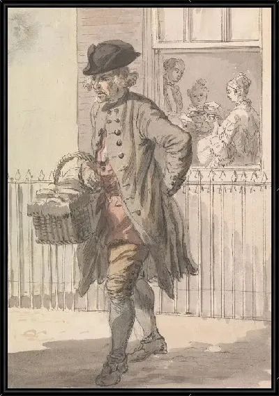 Картина Лондонские крики: булочка 