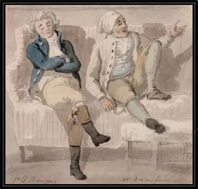 Картина Ноэль Дезенфанс и сэр Фрэнсис Буржуа 