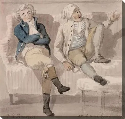 Картина Ноэль Дезенфанс и сэр Фрэнсис Буржуа 