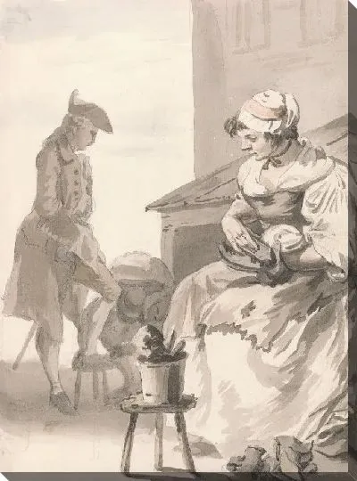 Картина Лондон: Чистка обуви 