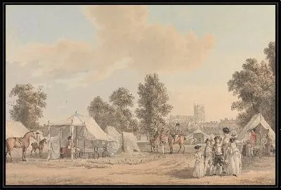 Картина Лагерь в парке Сент-Джеймс 