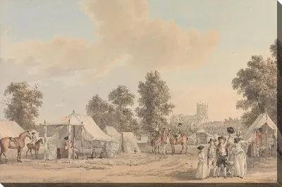 Картина Лагерь в парке Сент-Джеймс 