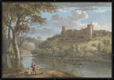 Картина Замок Ботвелл с юга 