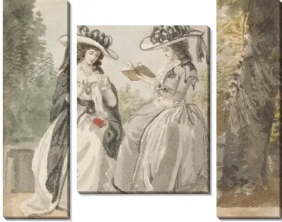 Картина Миссис Ван и леди Солсбери 