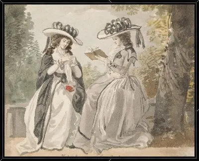 Картина Миссис Ван и леди Солсбери 