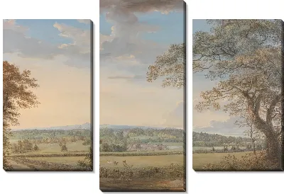 Картина Вид Винтерса в Боксли, Кент, с фабрики мистера Ватмана в Турции 