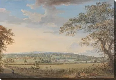 Вид Винтерса в Боксли, Кент, с фабрики мистера Ватмана в Турции 