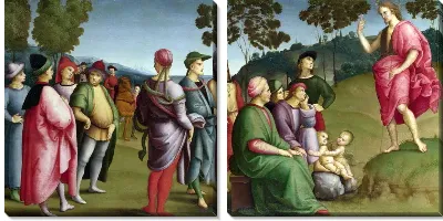 Картина Прповедь Святого Иоанна Крестителя (Saint John the Baptist Preaching)