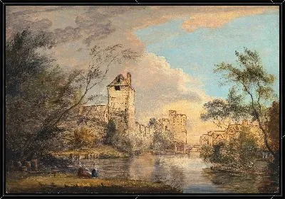 Картина Незаконченный вид на Западные ворота, Кентербери 