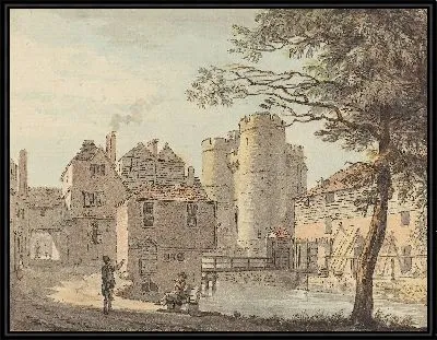 Картина Западные ворота в Кентербери 