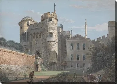 Картина Нормандские ворота и Дом заместителя губернатора 