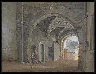 Картина Ворота королевы Елизаветы 