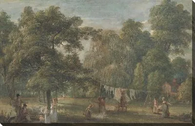 Картина Сад Томаса Сэндби Хаус в Энглфилд Грин возле Виндзора 