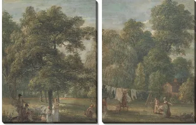 Сад Томаса Сэндби Хаус в Энглфилд Грин возле Виндзора 