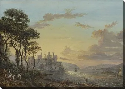 Картина Вид на замок Конви, Уэльс 