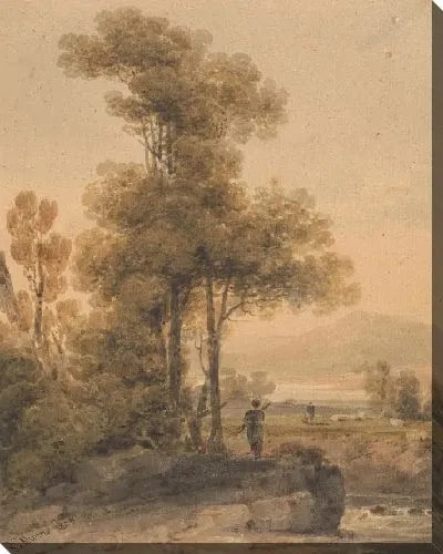 Картина Пейзаж с фигурами, Cromach Water 