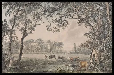 Картина Аббатство , Денбишир 