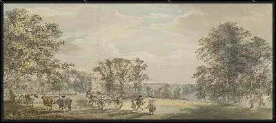 Картина Рассвет в Лутон Парке 