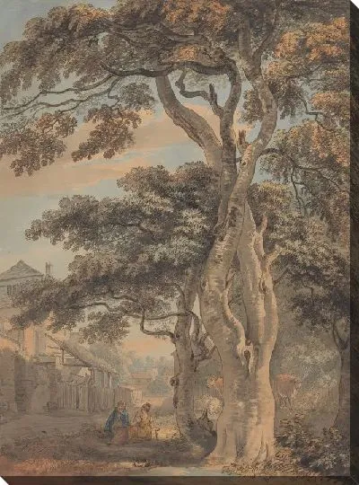 Картина Пара на ферме 