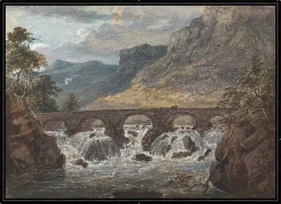 Пон-и-Пир около Llanrwst, Денбишир 