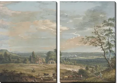 Картина Отдаленный вид на Мейдстон 