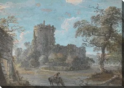 Картина Вход в замок Чепстоу 