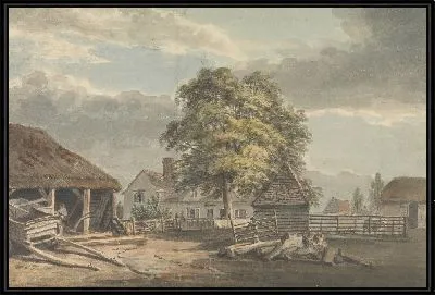 Картина Лесной двор, Грейт Виндзор Парк 