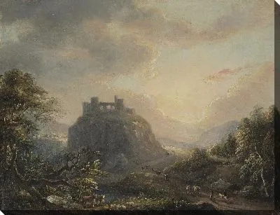 Картина Пейзаж с замком 