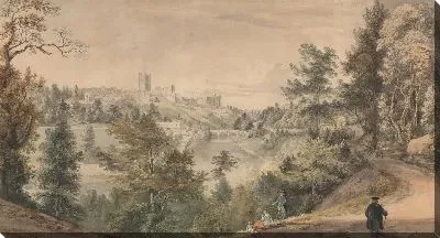 Картина Вид на замок Ричмонд, Йоркшир 