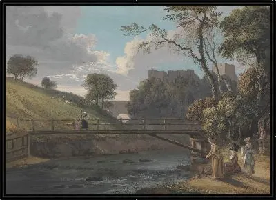 Картина Замок Рослин, Мидлотиан 